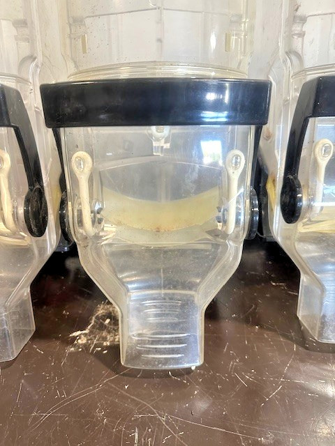 LOT OF 5 TRADE FIXTURES 618/624 COMMERCIAL BULK FOOD GRAVITY BIN DISPENSERS