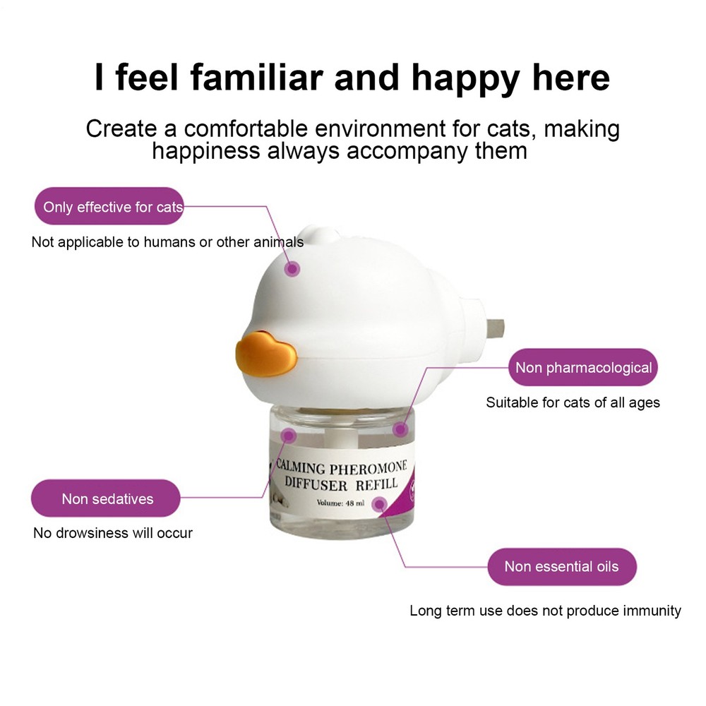 Pheromone Diffuser For Cats Cat Pheromone Plug-In Relaxants Start Kit For Anxiet