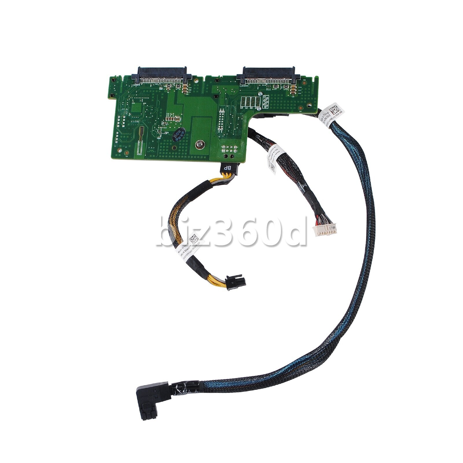 Dell R730xd 2x 2.5" SFF Rear Flex Bay HDD Backplane with Cable 6WNVX NHDXG USA