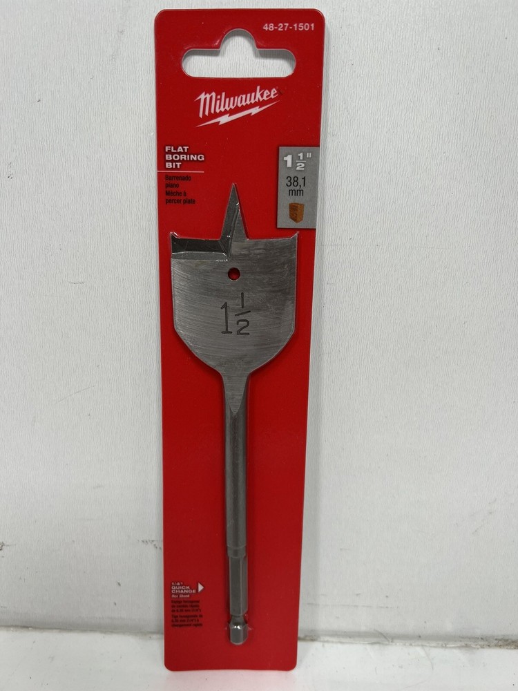 Milwaukee 48-27-1501 1 1/2" Flat Boring Bit