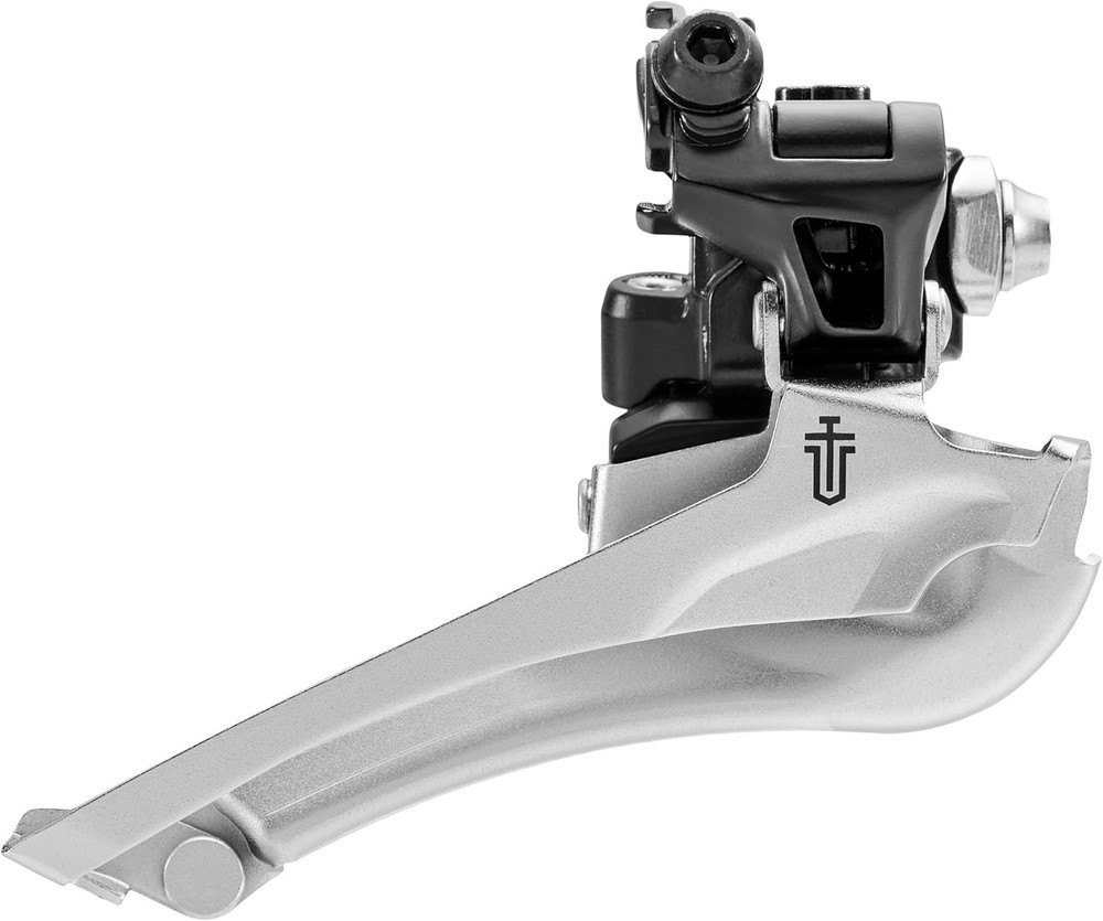 9-Speed Double Front Derailleur, 46-52t Max Ring, Braz Model