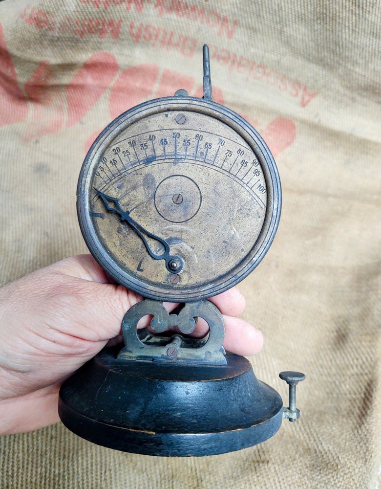 Rare Antique Postal Scale Balance missing pan