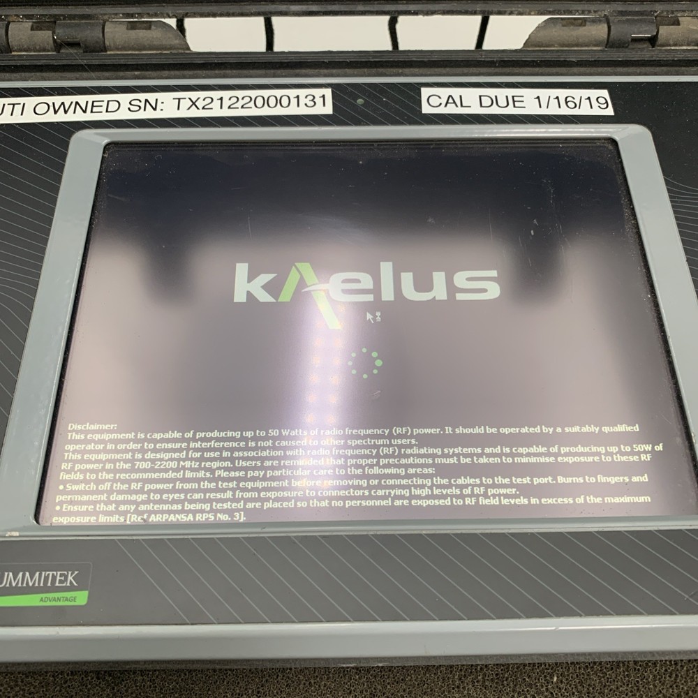 Kaelus IQA-700LB Passive Intermodulation (PIM) Test Set. Needs Calibration