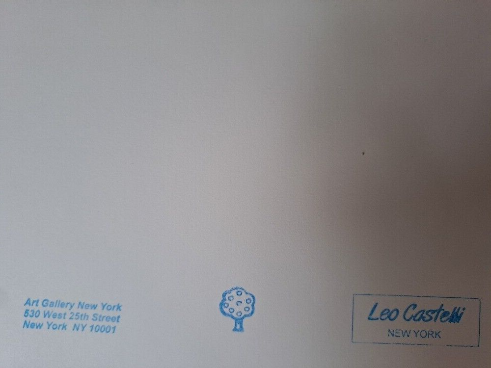 Andy Warhol Signed - John Lennon - Certificate Leo Castelli