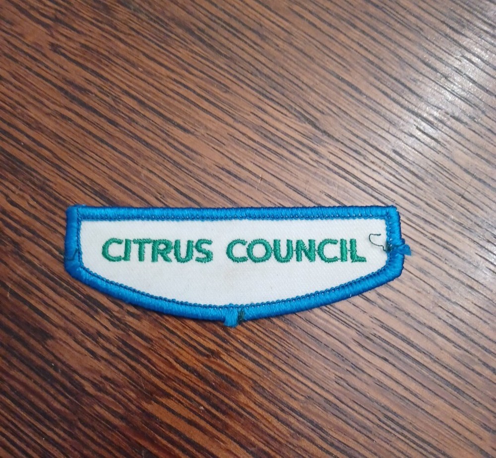 CITRUS COUNCIL PATCH  New