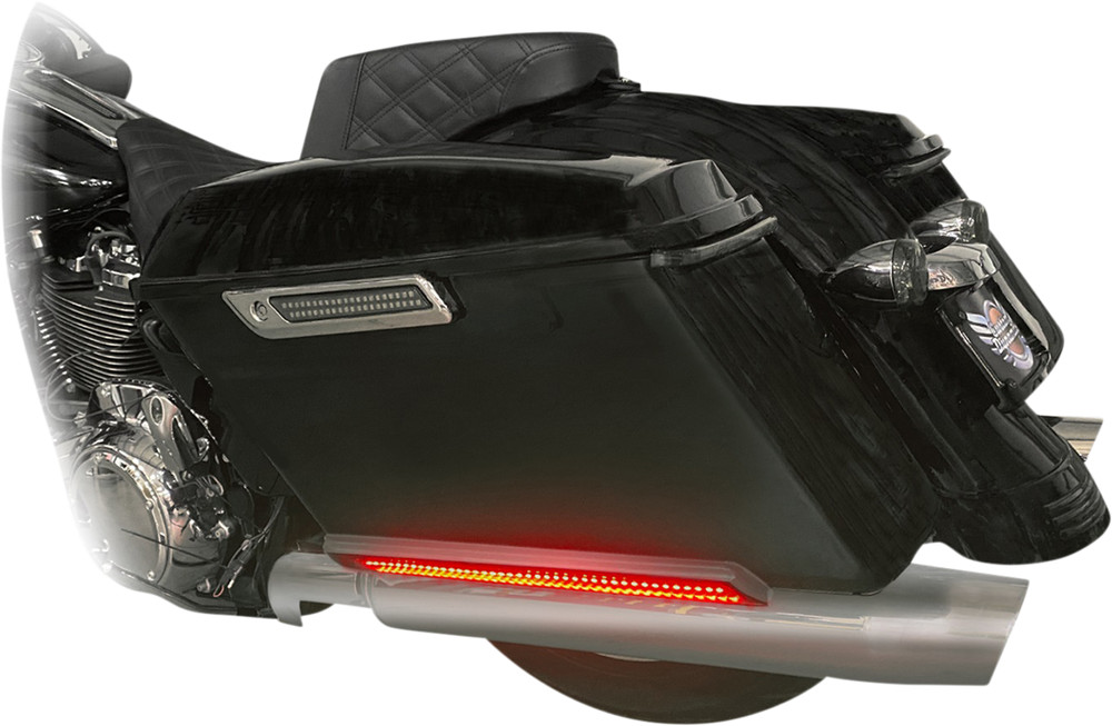 CUSTOM DYNAMICS Saddlebag Marker Light with Red LEDs for Harley Davidson