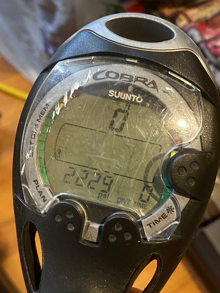 Suunto Cobra dive computer, proven working, HP hose