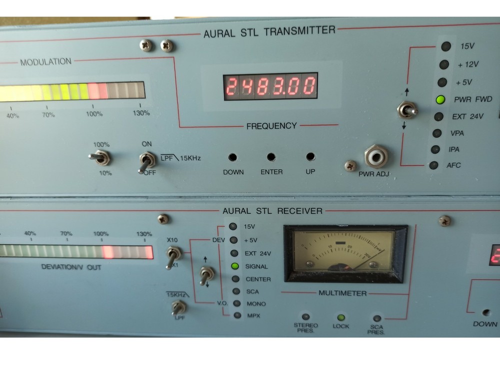 BROADCAST FM LINK RVR 2470/2490 Mhz - WIDE BAND - 2 YAGI