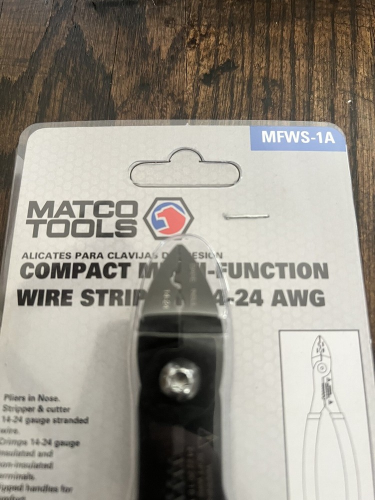MATCO COMPACT MULTI FUNCTION WIRE STRIPPER 14-24 AWG MFWS-1A