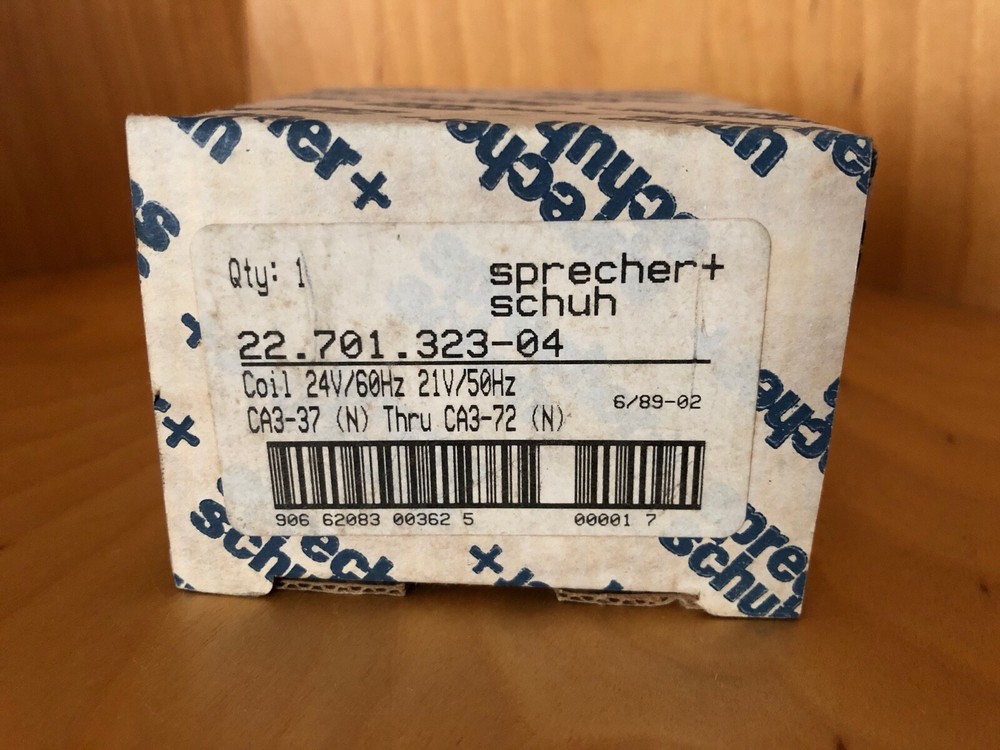 Sprecher & Schuh 22.701.323-04 Coil