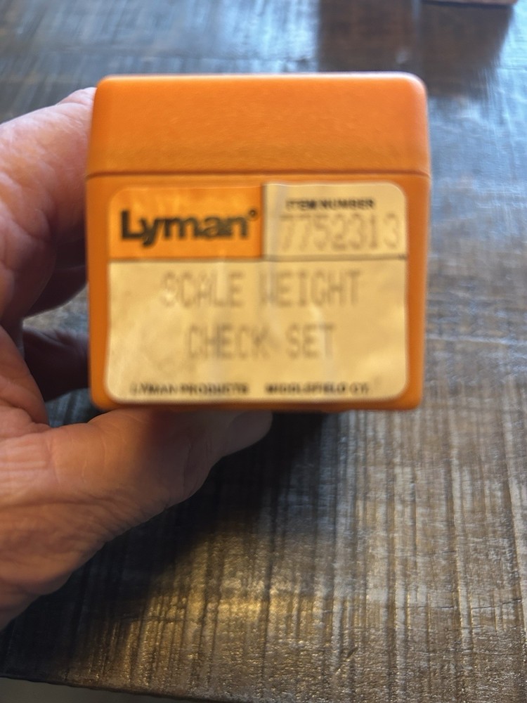 Lyman Scale Weight Check Set Item #7752313
