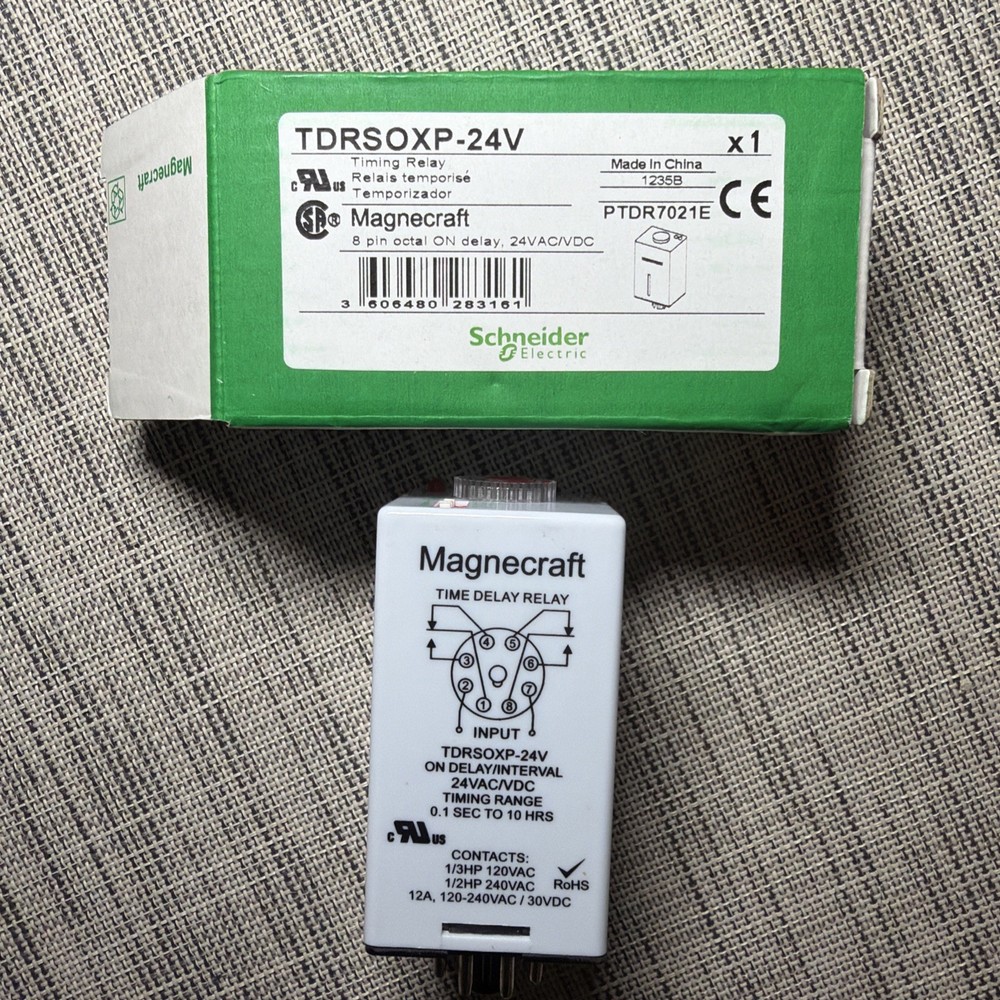 Schneider Magnecraft  Time Delay Relay TDRSOXB-24V