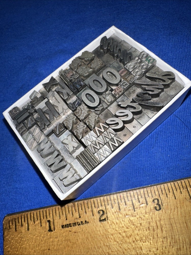 Printing Blocks “ Lead Ornamental Borders Dingbats” Variety #E