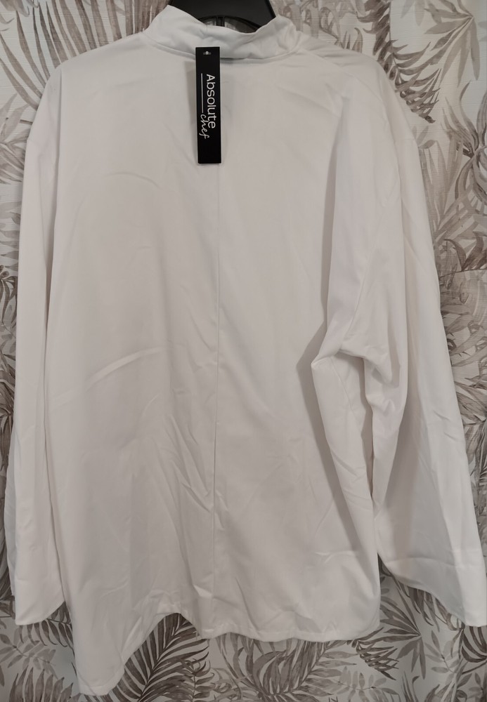 Chefs Coat, 10 button down Absolute 2XL Long Sleeve Classic