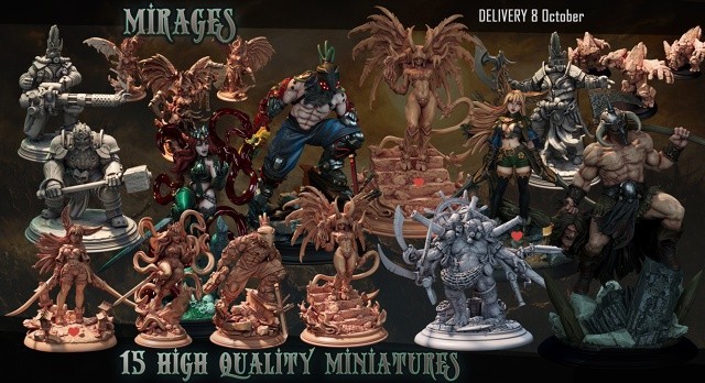 3d model stl Mirages 10.2025