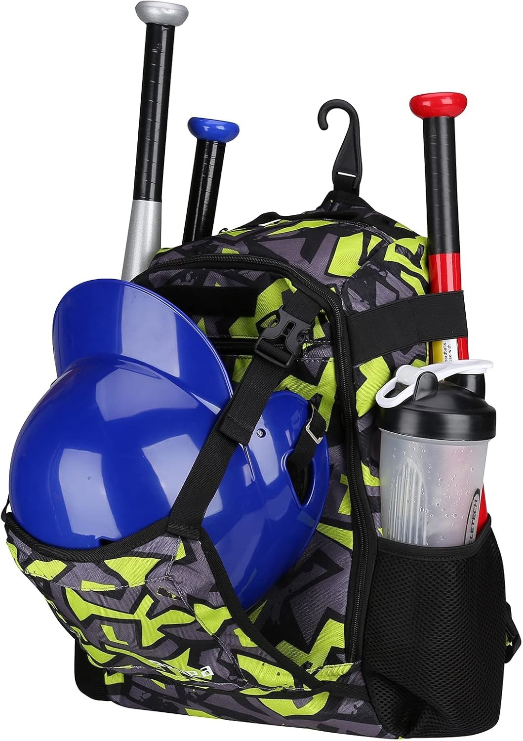 Youth , T-Ball & Softball Equipment & Gear for Youth, Large Capacity Holds 2 ...