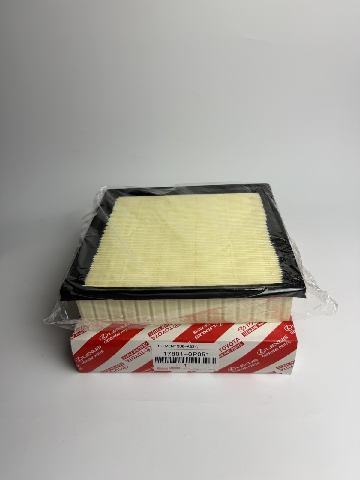 Genuine Toyota OEM Engine Air Filter 17801-0P051 Avalon Camry Sienna Highlander