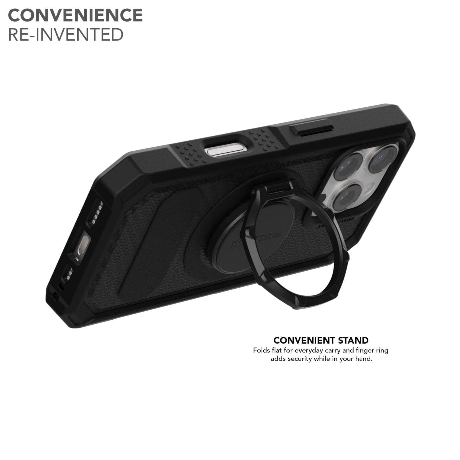 Rokform RokLock Sport Ring Magnetic Stand Aluminum Stainless Reinforced Polymer