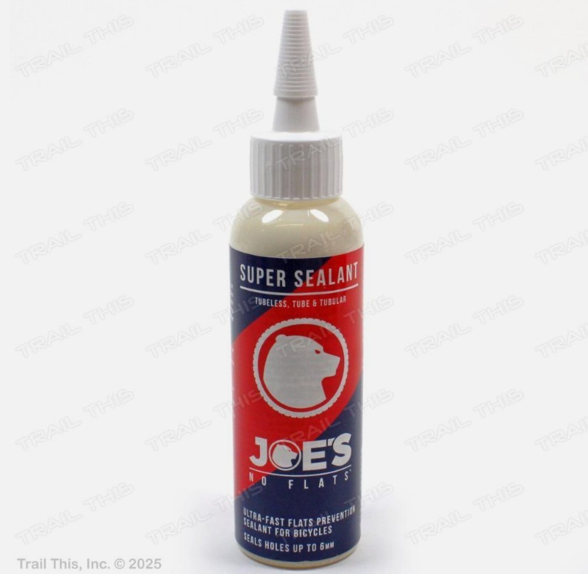 Joe's No Flats 125m Bicycle Super Sealant for Tubeless & Tubes Fast-Sealing
