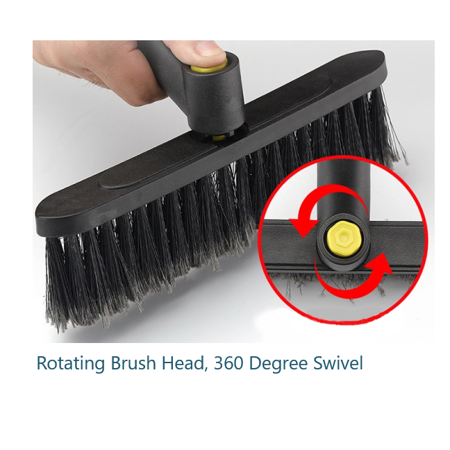 Extendable Snow Brush and Ice Scraper 2 n-1 Design, Scratch Free - Adduns