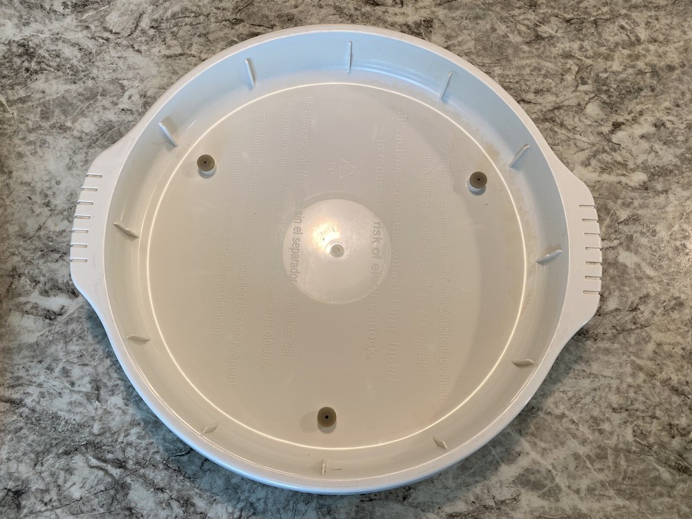 NuWave Pro Infrared Oven 20331 Replacement Bottom Base Drip Tray White EUC