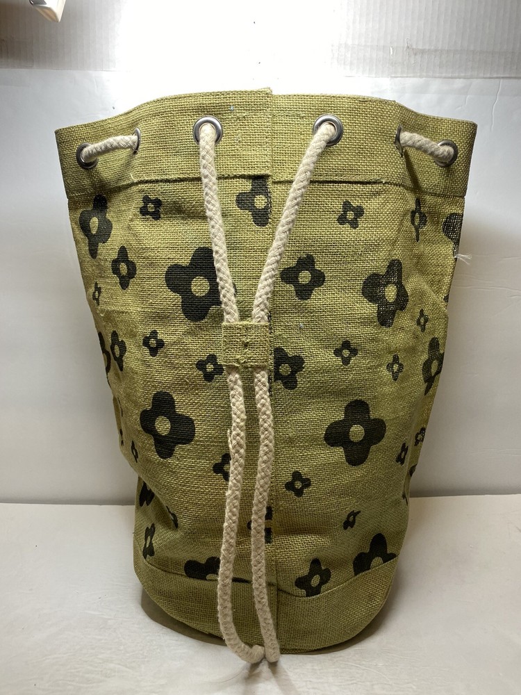 Floral Laundry Basket W/ Handle