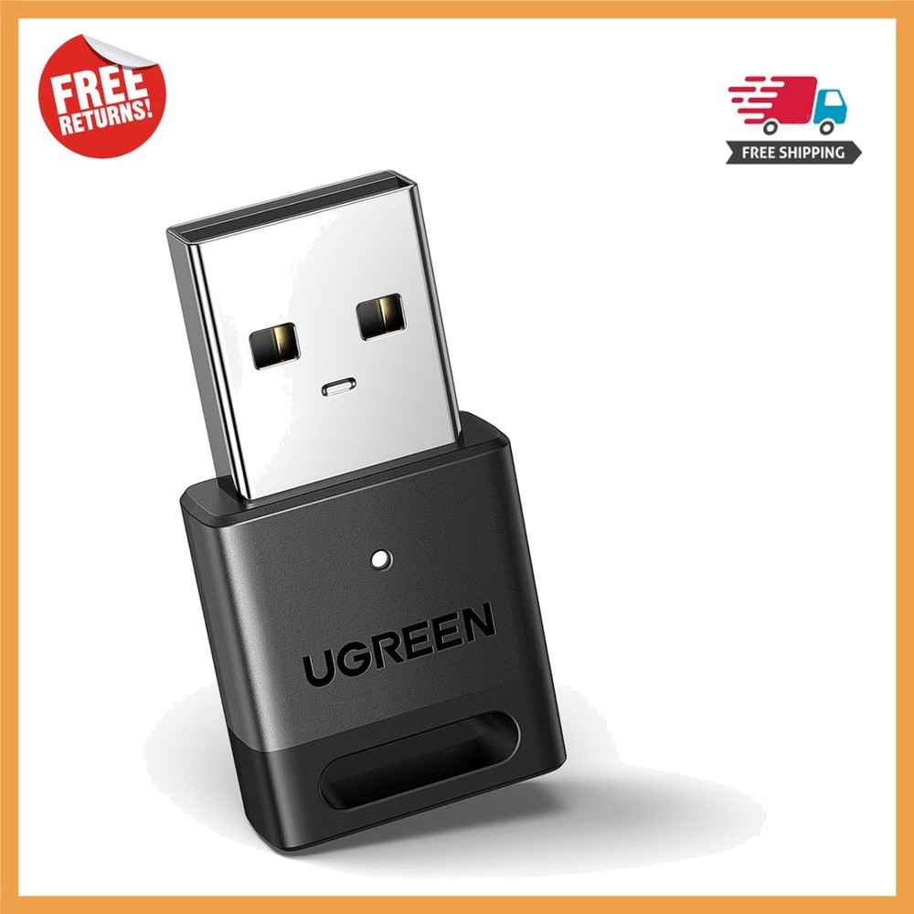 Compact Bluetooth 5.3 USB Adapter for Windows - Connect Easily and Effortlessly