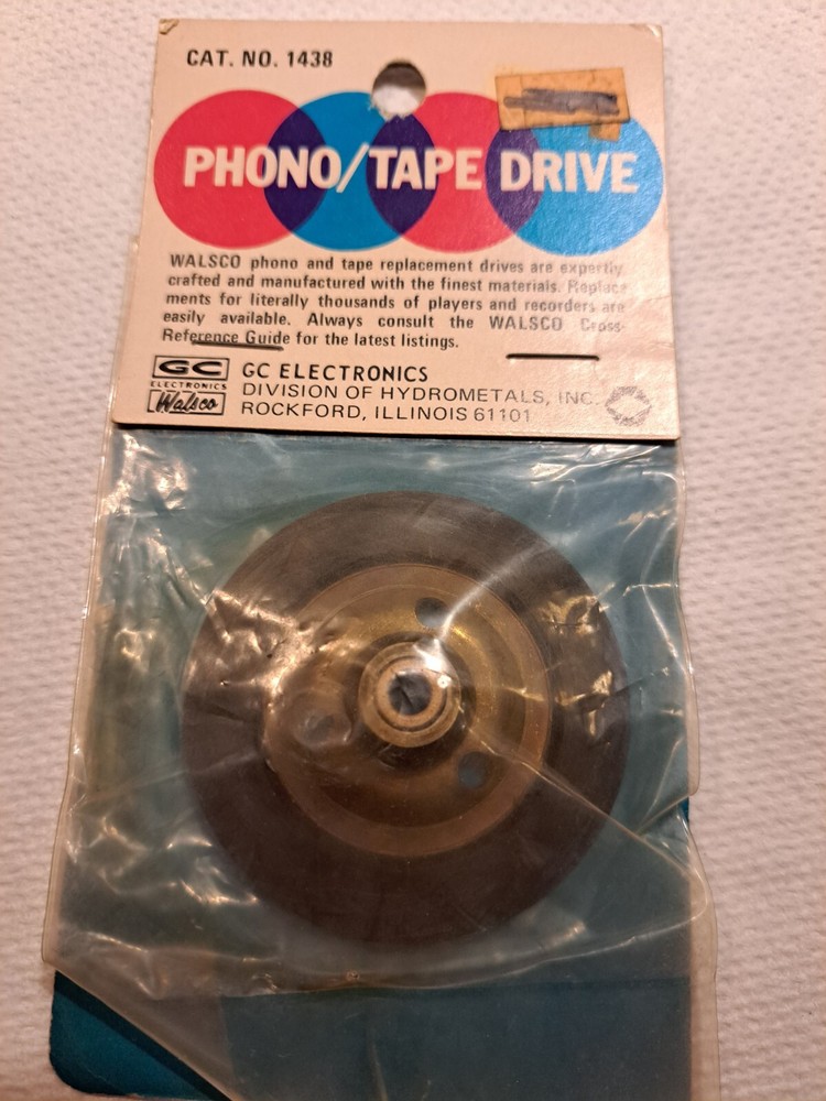 Walsco 1438 Phono Drive Idler Wheel