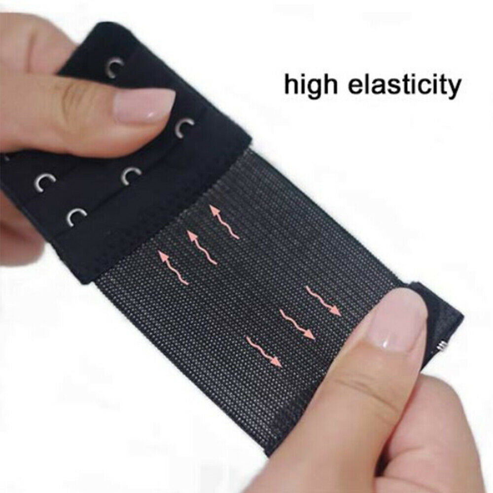 4PCS Adjustable Bra Extender 2/3/4 Hooks with Elastic Underwear Strap Extension