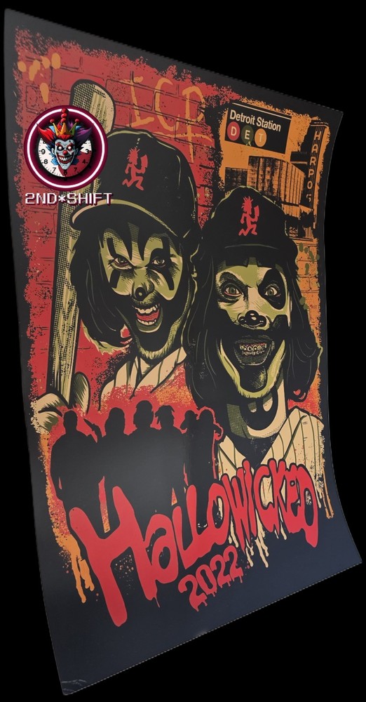 Icp Hallowicked 2022 Warriors Poster NEW Juggalo Gotj