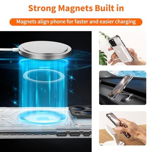 for Waterproof Case Compatible with MagSafe, IP68 iPhone 16 Pro Black