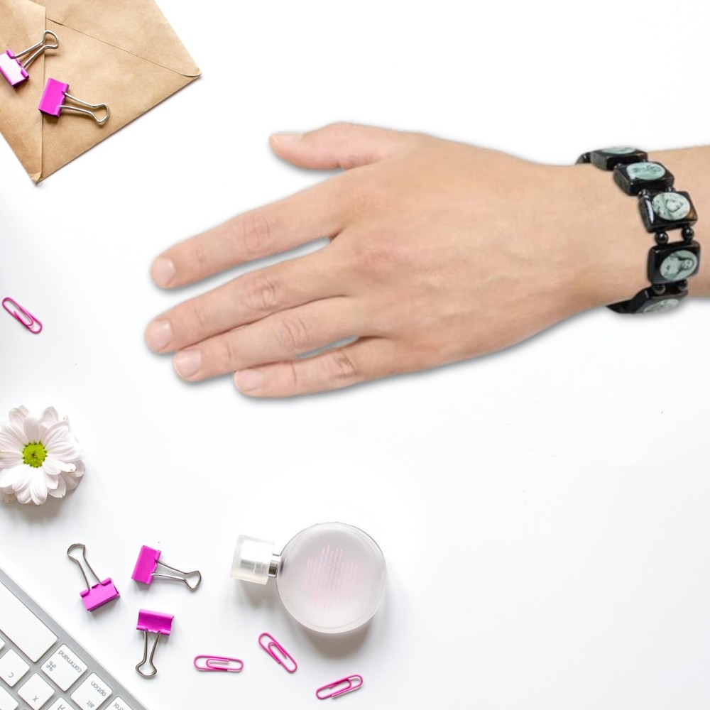 Catholica Shop Devotional Catholic Religious Wood Stretch Bracelets. Small an...