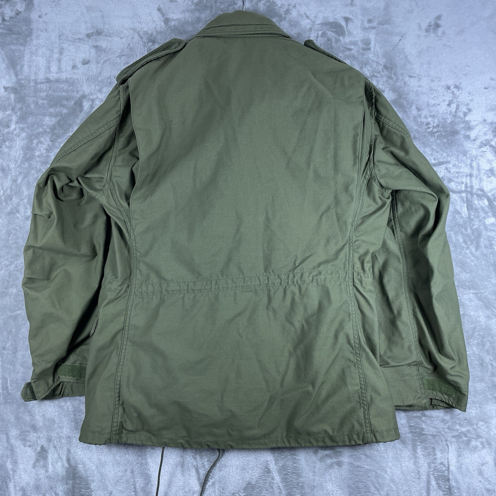 VTG 80s Coat Cold Weather Field OG107 US Military Issue Jacket Mens Medium