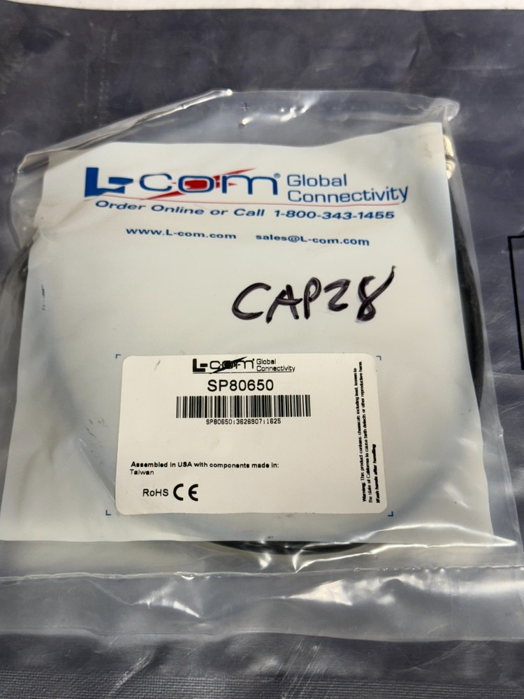 L-Com SP80650 Micro RF Coax  big RF Microwave Coax NIB Patch cable