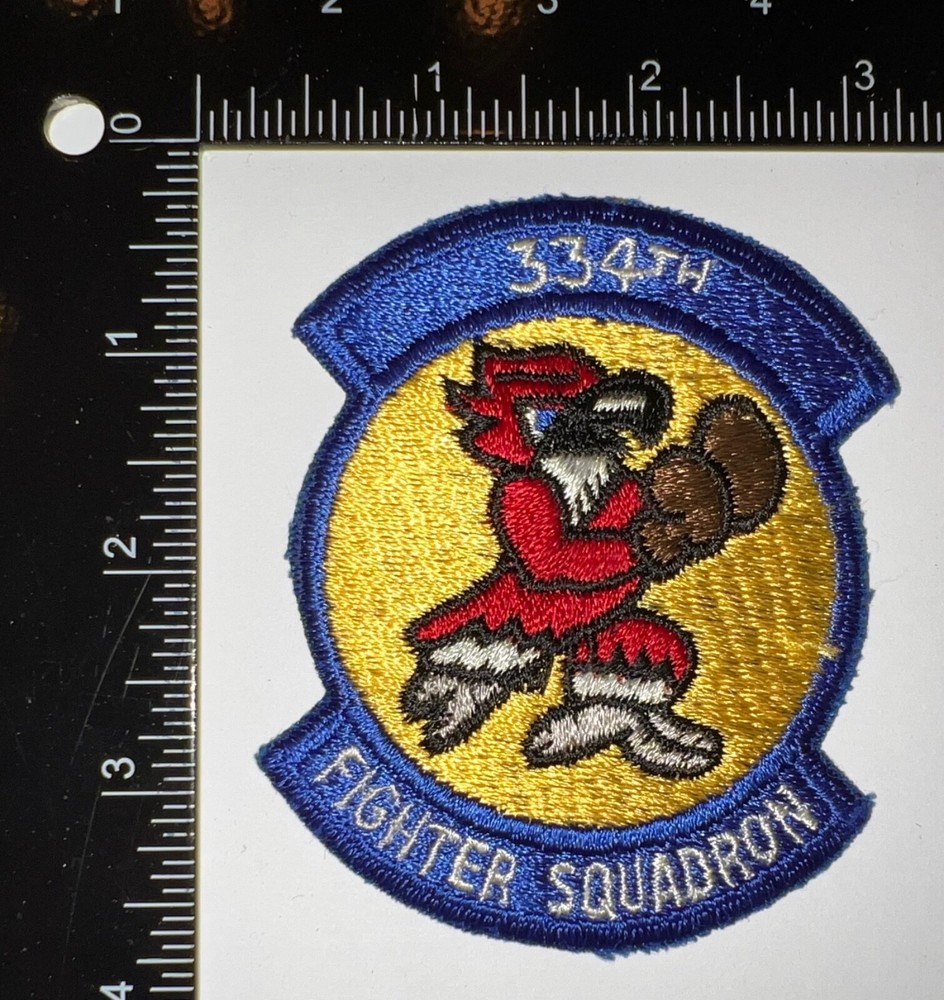 USAF US Air Force 334th Fighter Squadron Patch