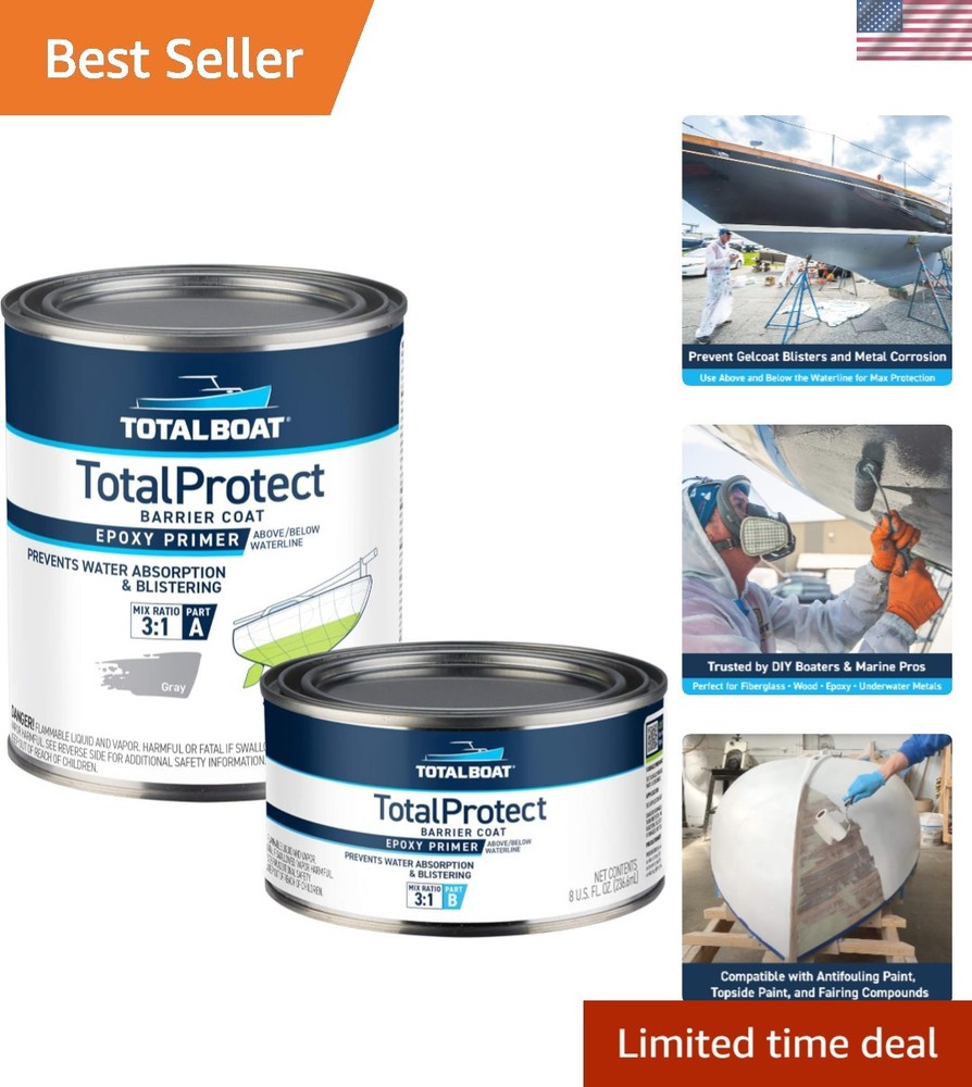 TotalProtect Epoxy Barrier Coat System Gray, Quart