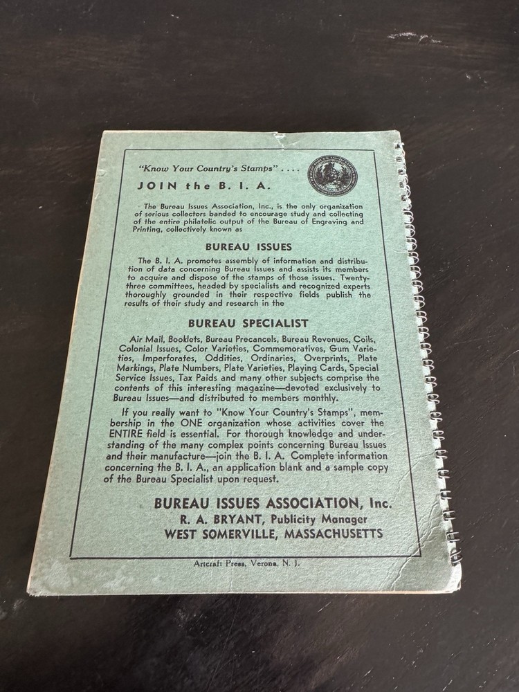 1939 United States Bureau Precancel Book Mitchell-Hoover Catalog