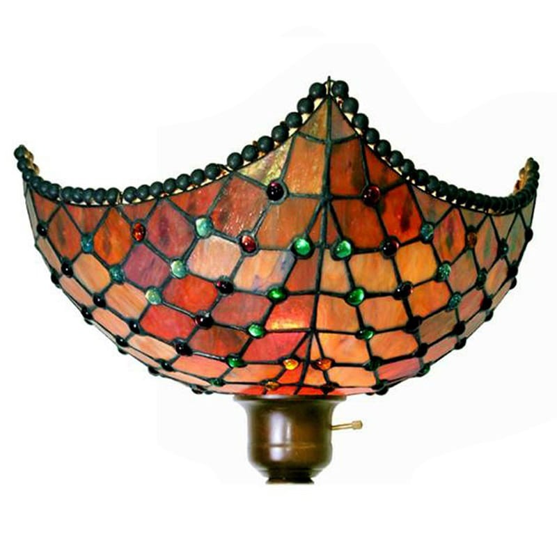 Tiffany-style Beaded Torchiere