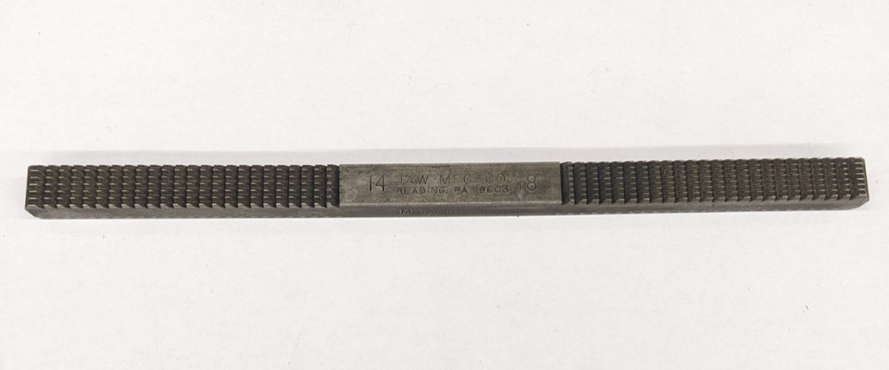 Jaw Mfg Pipe Thread File #4 SAE USA - Rethreading Restoring