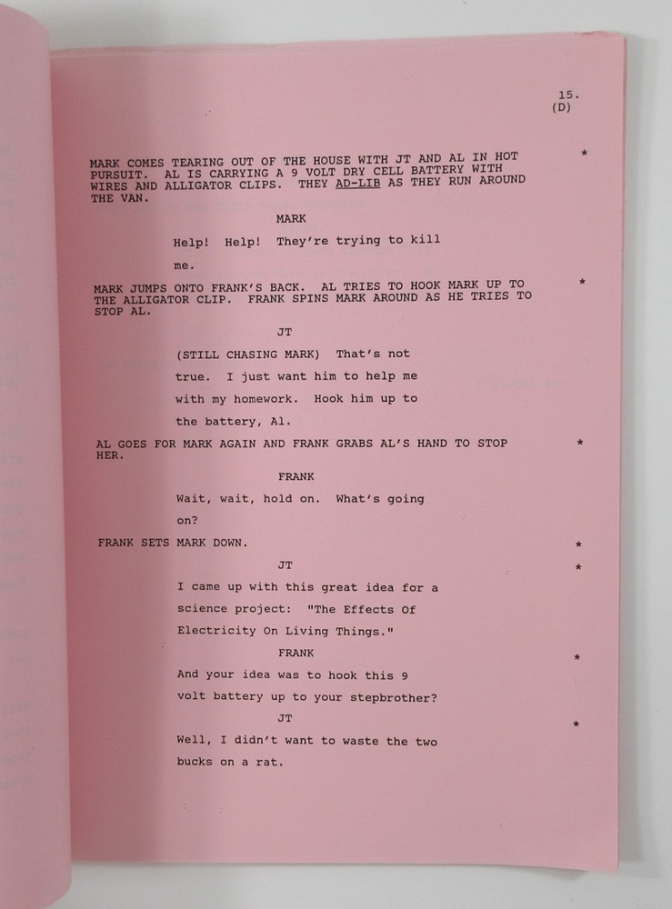 Step By Step TV Show Script Patrick Duffy Double Date S4.E15 Second Draft 1993