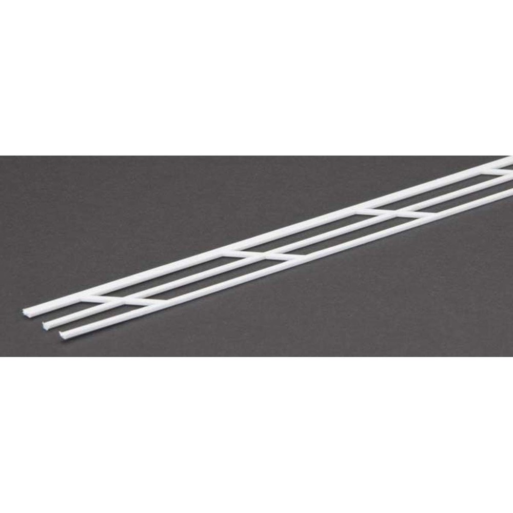 Plastruct 1/48 Styrene Stair Rail 1pc # SRS-8