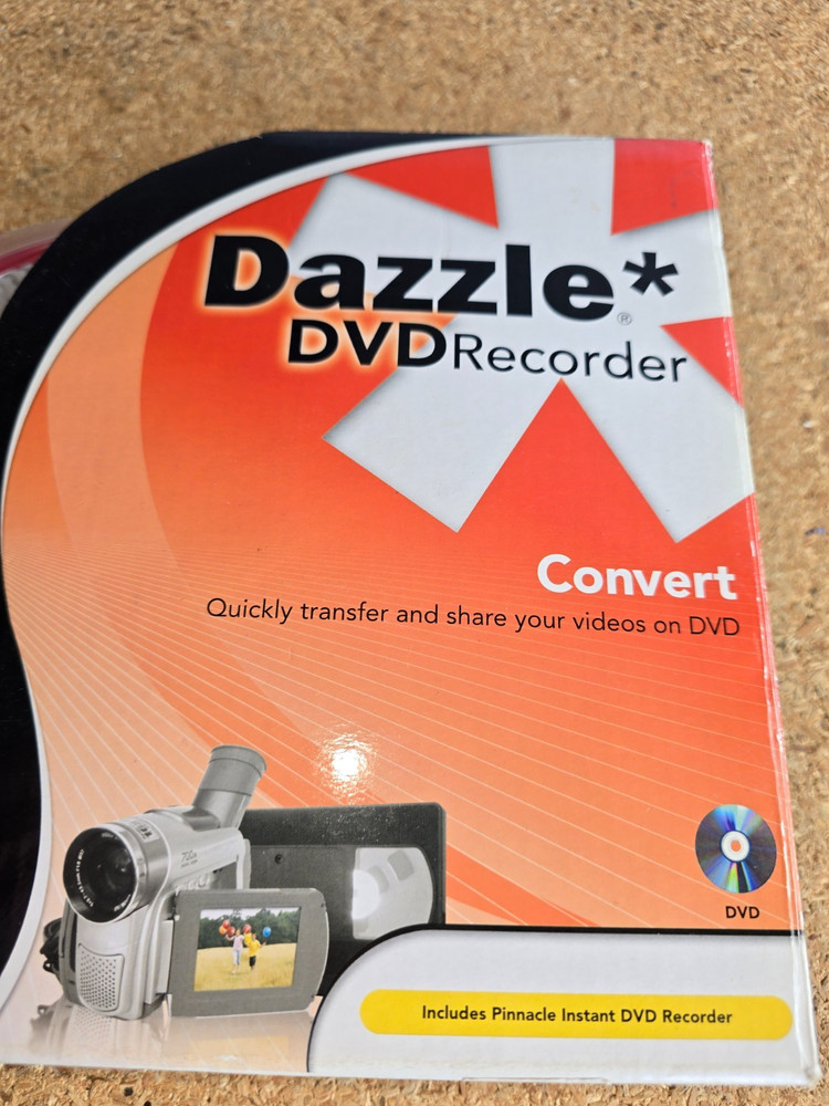 Pinnacle Dazzle DVD Recorder Video Capture Device Editing Pinnacle Software New