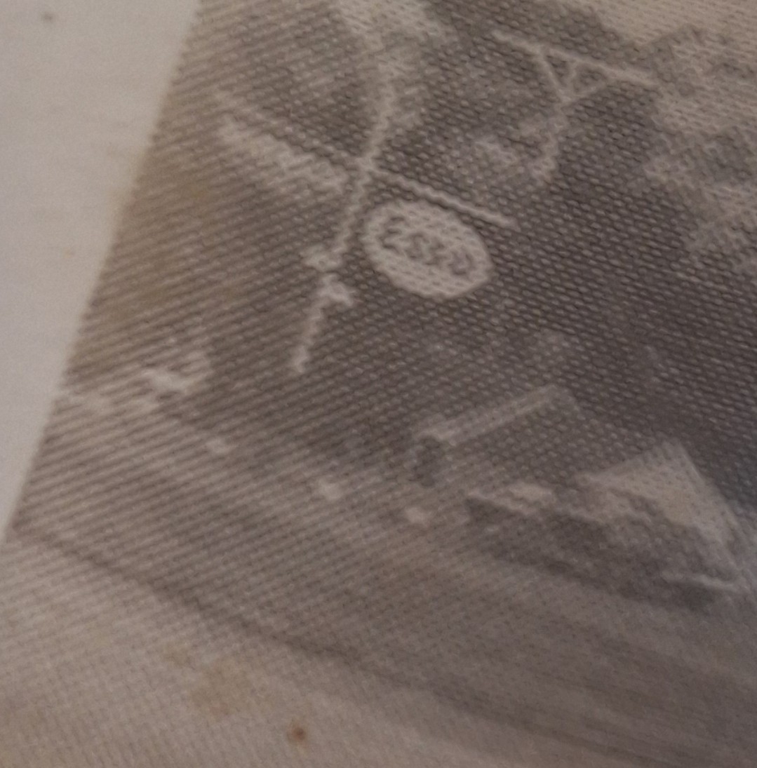 Original Vintage Esso Gas Station Glass Candy Dish Souvenir