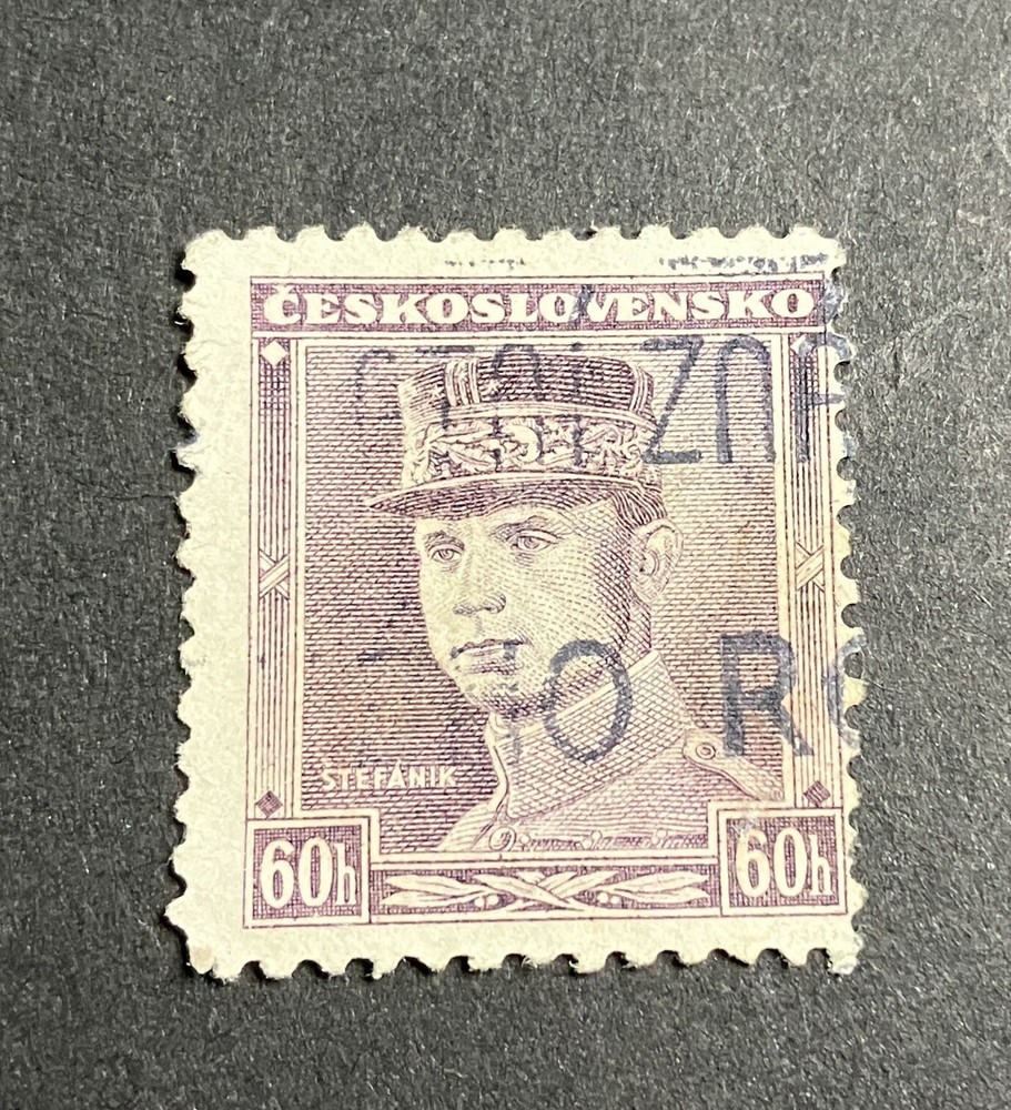 Ceskoslovensko stamp 60h STEFANIK