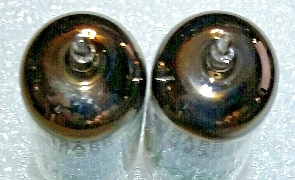 Matched Pair 12AB5 Sylvania NOS military spec Tubes, Triplett 3444 tested 100%+