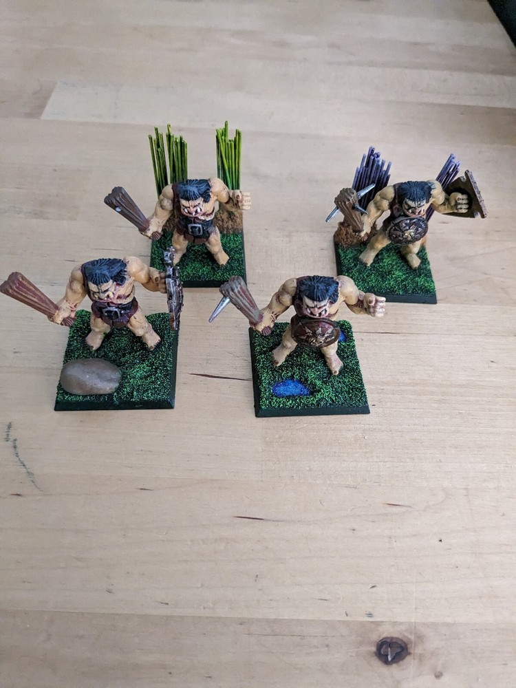 Dark World Ogre x4 Painted And Modified