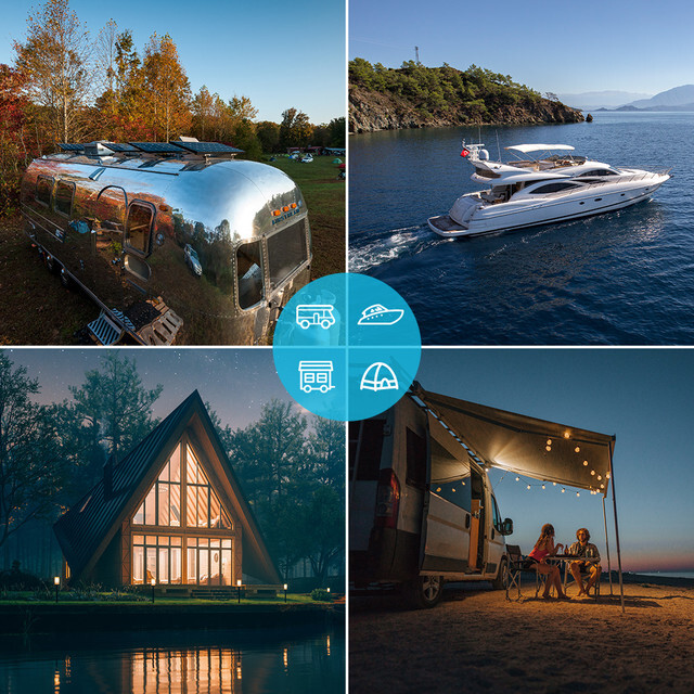 Renogy Voyager 20A 12V/24V PWM Waterproof Solar Charge Controller w/ LCD Display