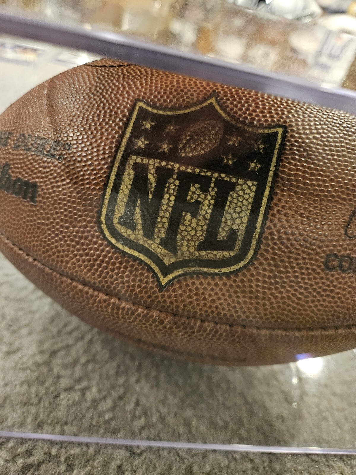 Seattle Seahawks 2008 Game Used NFL "The Duke" Wilson Football With Case