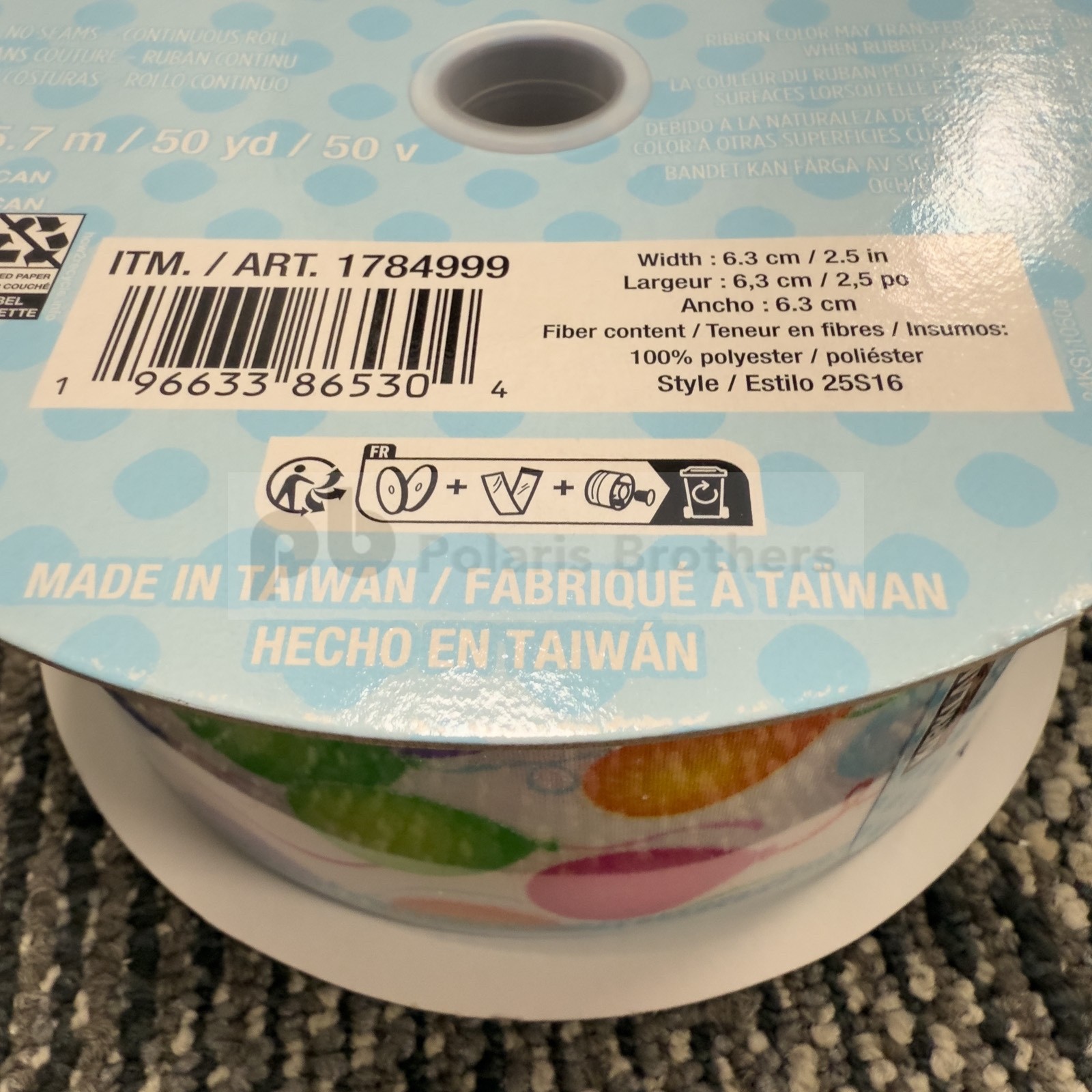Kirkland Wire-Edged Ribbon 50 YD - 20 Styles, Free Shipping, Quantity Discounts!
