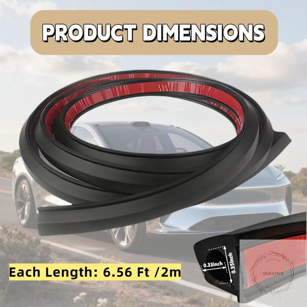 1 PC-6.56 Ft Car Cable Wire Hider with Adhesive Backing Windshield Wire Hider